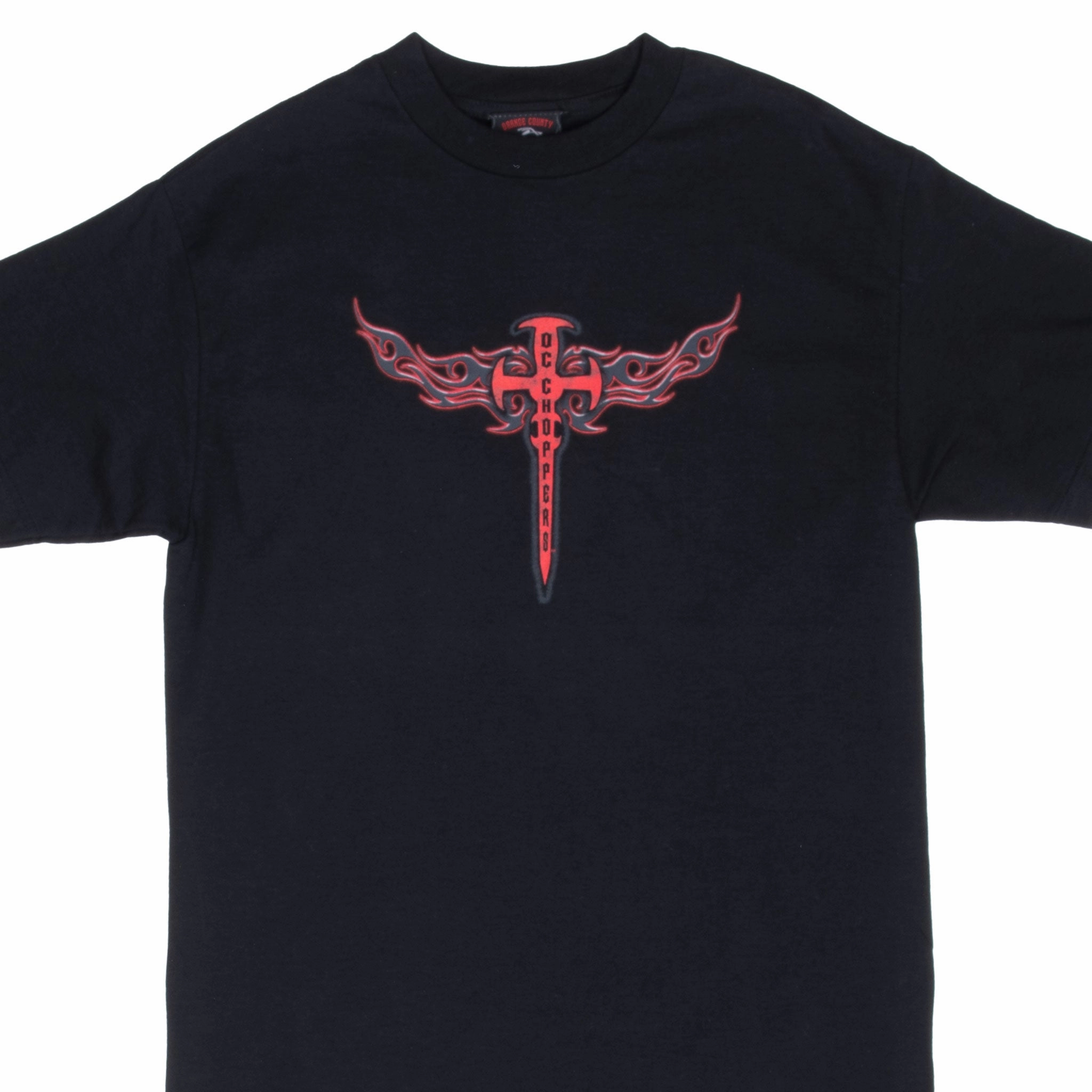 VINTAGE OCC ORANGE COUNTY CHOPPERS 2003 BIKER TEE SHIRT MEDIUM DEADSTOCK Fade Resistant Dye