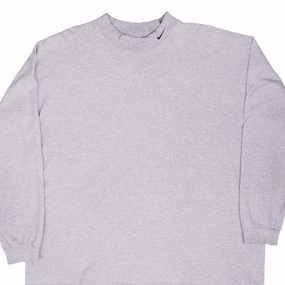 Floral Print VINTAGE NIKE LONG SLEEVE TURTLE NECK GREY TEE SHIRT 2000S XL