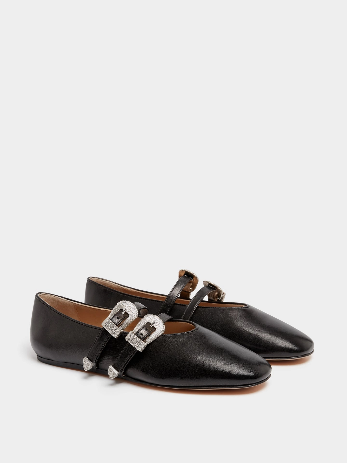 Bonded seams Claudia Slipper / Black Leather