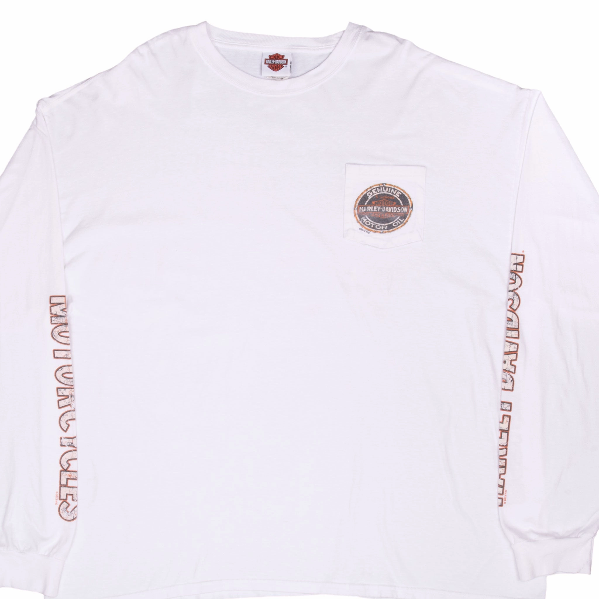 Weekend Essential Active Style Trend VINTAGE HARLEY DAVIDSON MESA ARIZONA LONG SLEEVES TEE SHIRT 2013 3XL