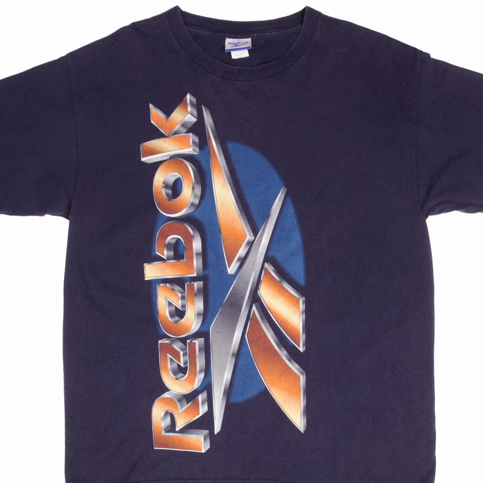 VINTAGE REEBOK 1990S TEE SHIRT SIZE LARGE MADE IN USA Chic and Cozy Organic Cotton Blend