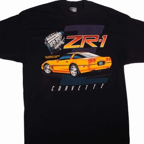 VINTAGE RACING CAR CORVETTE ZR1 1991 TEE SHIRT SIZE XL MADE IN USA Chic Smart Stylish Everyday Wear