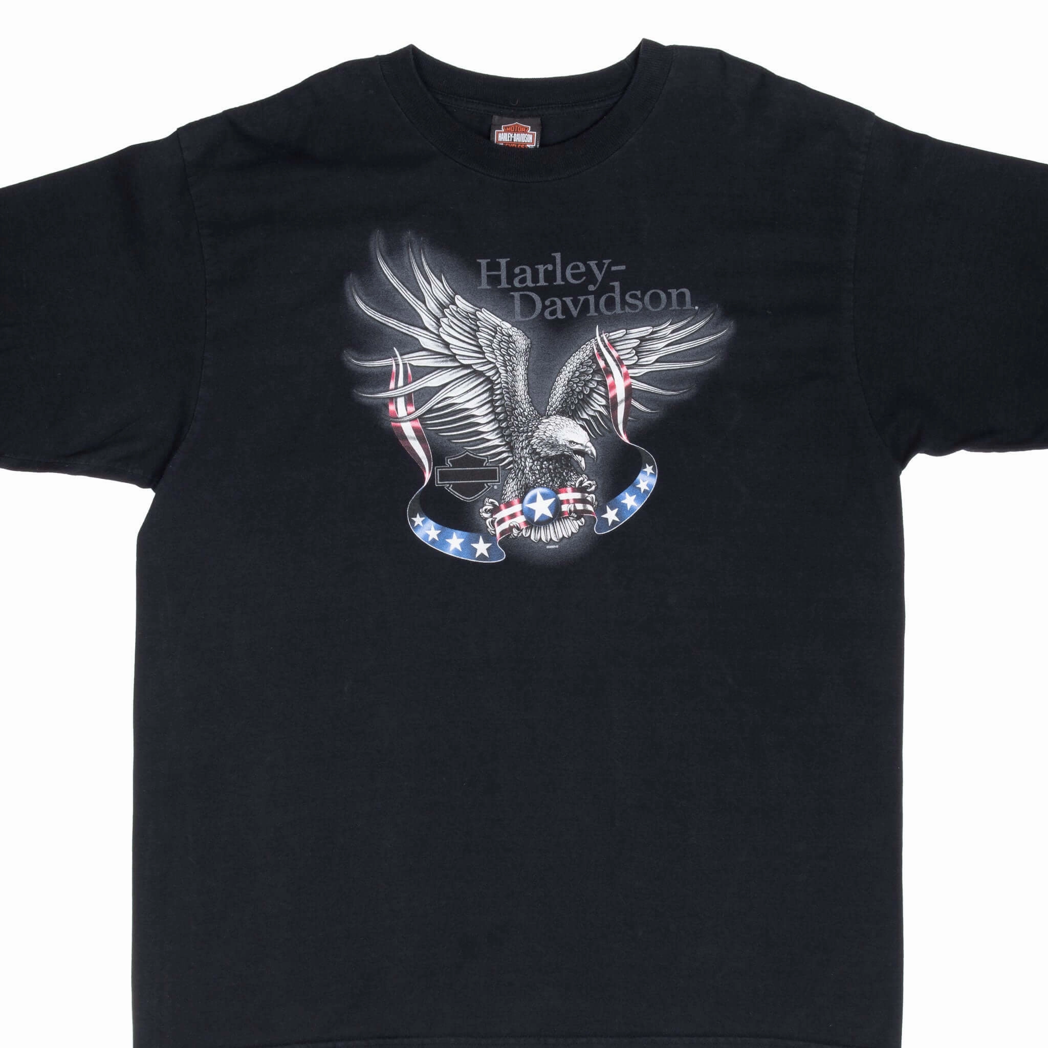 VINTAGE HARLEY DAVIDSON MILWAUKEE EAGLE TEE SHIRT 2006 XL MADE IN USA Breathable Performance Fit Breathable Wearable