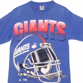 VINTAGE NFL NY GIANTS TEE SHIRT 1991 SIZE MEDIUM MADE IN USA SoftenedNeckline