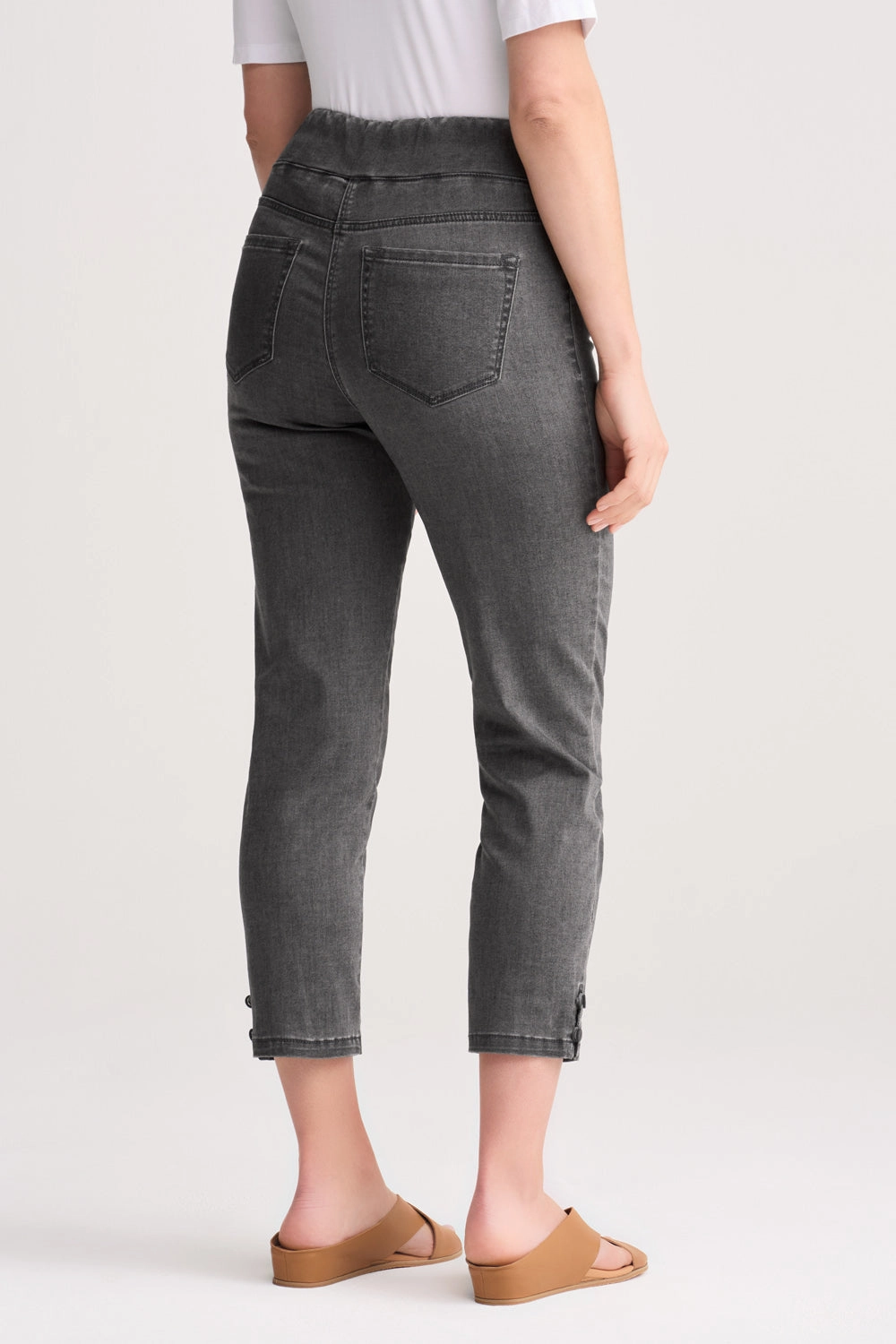 Bengajean? 3/4 Button Detail - Charcoal Core Essential No Ride-Up