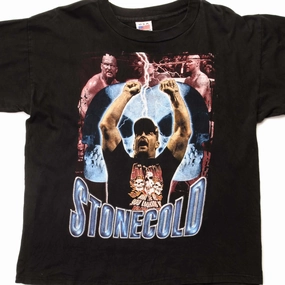 Quick Layer Fit Sport Performance VINTAGE WWF STONE COLD STEVE AUSTIN TEE SHIRT SIZE MEDIUM