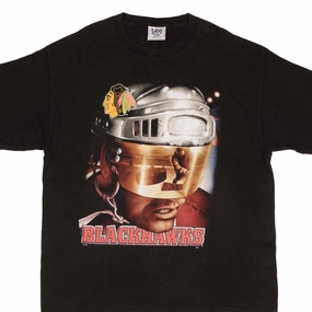 VINTAGE NHL CHICAGO BLACKHAWKS TEE SHIRT 1990S SIZE 2XL Soft Touch Fabric Unisex style