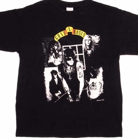 VINTAGE GUNS N' ROSES APPETITE FOR DESTRUCTION TEE SHIRT 1988 LARGE MADE IN USA Seasonal Fashion Active Comfort
