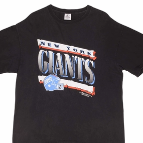 VINTAGE NFL NEW YORK GIANTS TEE SHIRT 1990 SIZE XL MADE IN USA Easy-to-Style Top Clean Cut