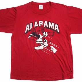 VINTAGE ALABAMA UNIVERSITY TEE SHIRT SIZE LARGE MADE IN USA Double Stitched Seams