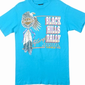 VINTAGE HARLEY DAVIDSON TEE SHIRT 1992 SIZE SMALL MADE IN USA light layering