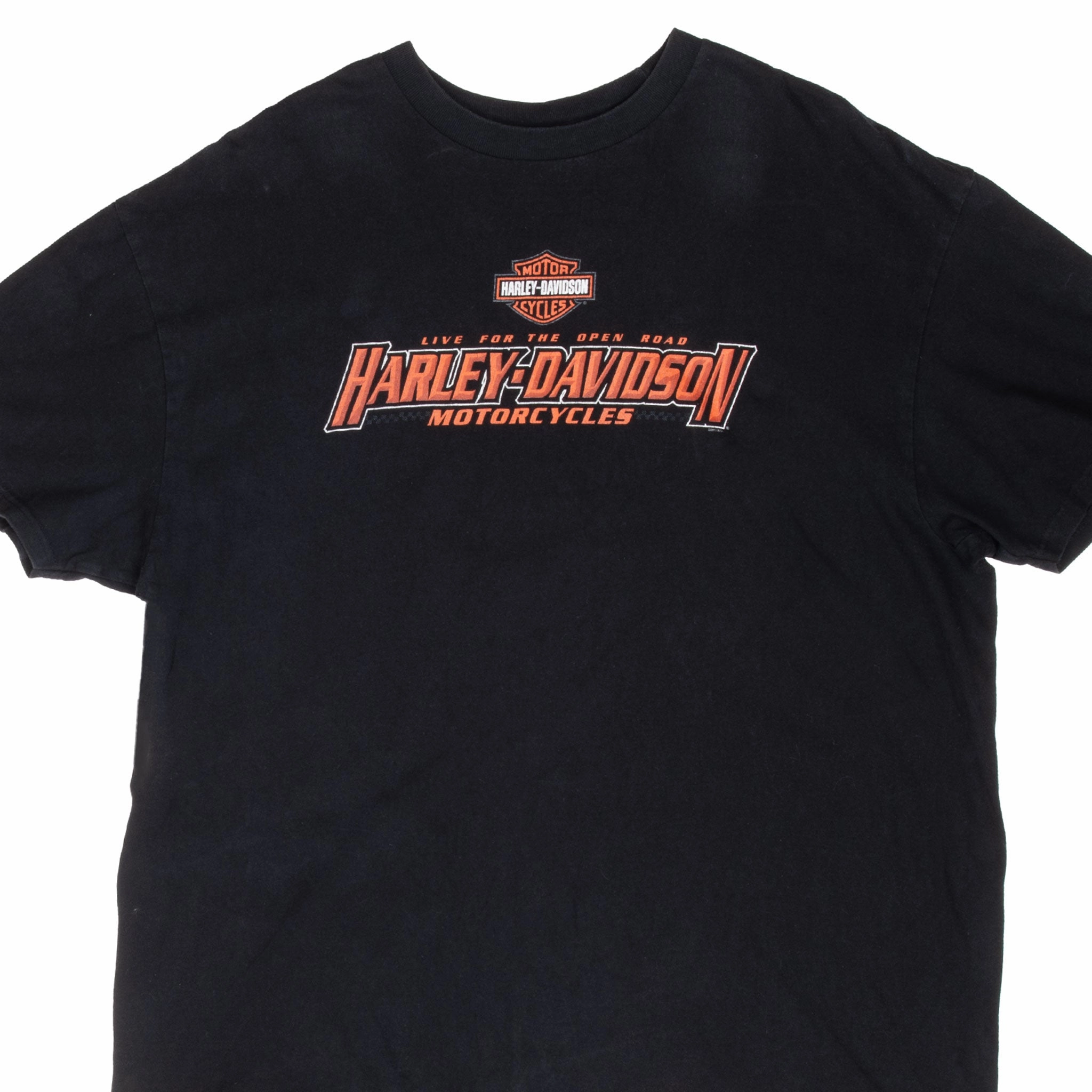 Anti Shrinkage Treatment VINTAGE HARLEY DAVIDSON BARBADOS 2010 TEE SHIRT 2XL
