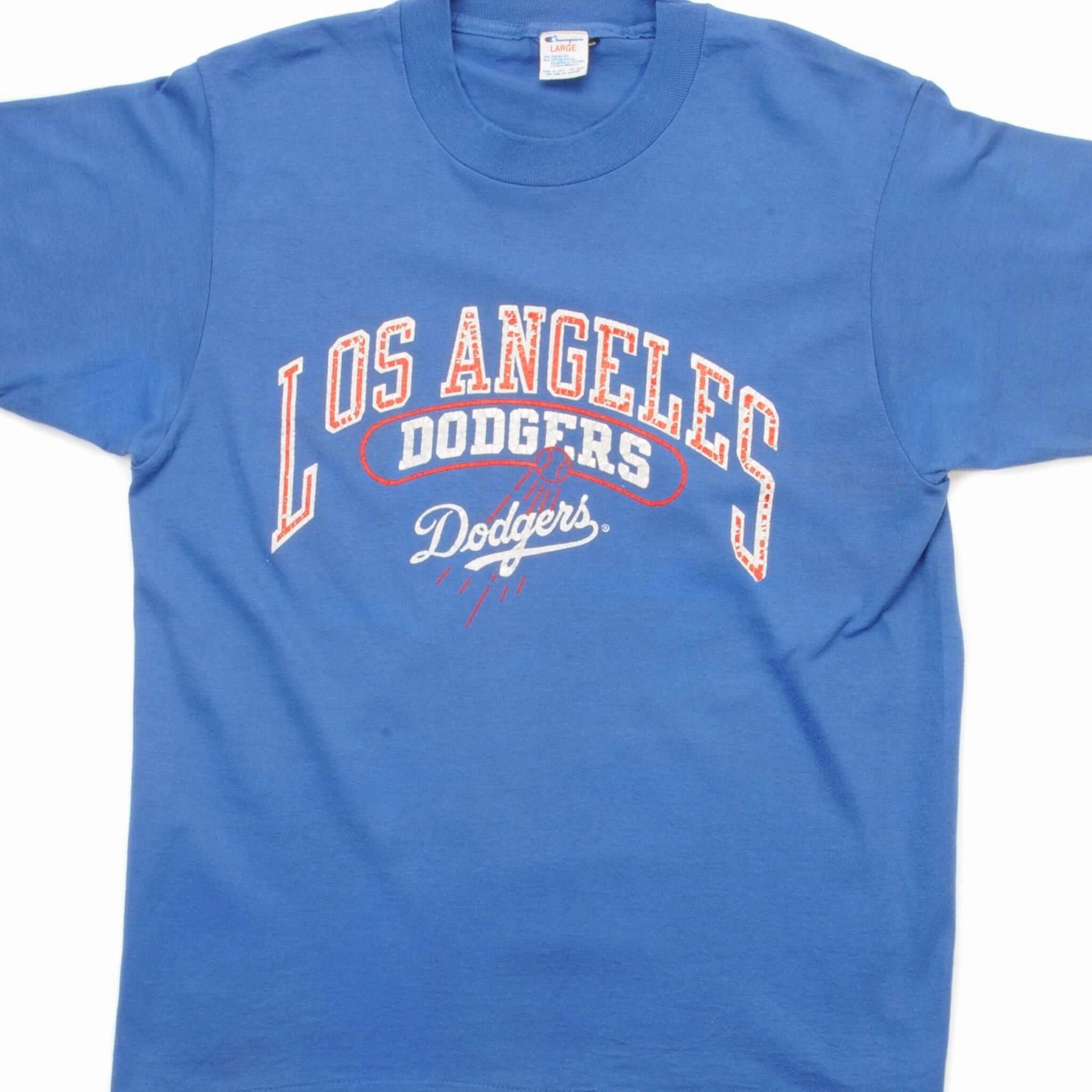 Sporty Fashion VINTAGE CHAMPION MLB LOS ANGELES DODGERS TEE SHIRT SIZE MEDIUM MADE IN USA