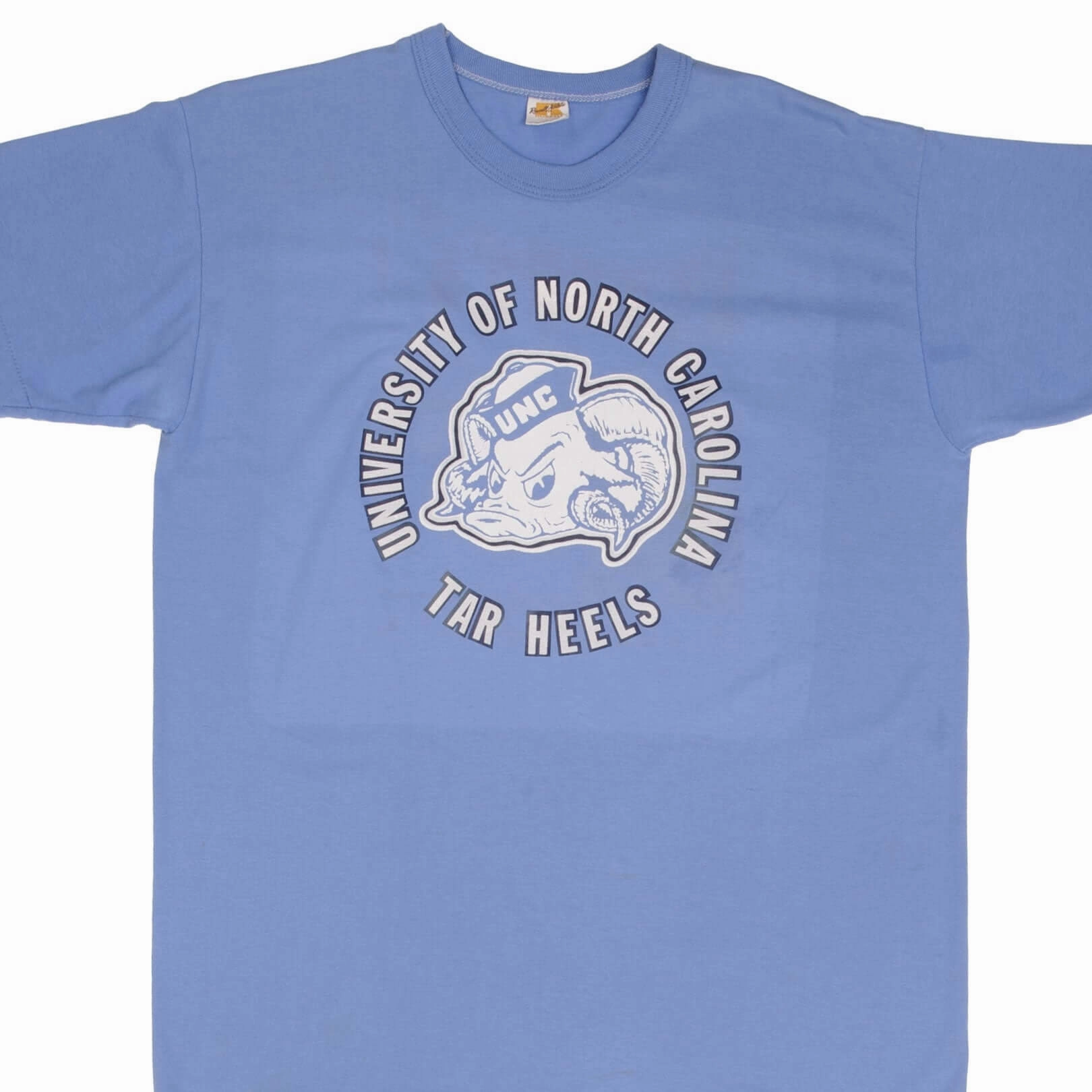 Classic Layering Soft and Lightweight VINTAGE UNC NORTH CAROLINA TAR HEELS 1970S RUSSELL TEE SHIRT LARGE MADE IN USA