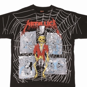 BOOTLEG TEE SHIRT METALLICA CRASH COURSE IN BRAIN SURGERY 1992 XL MADE USA Long sleeved warmth