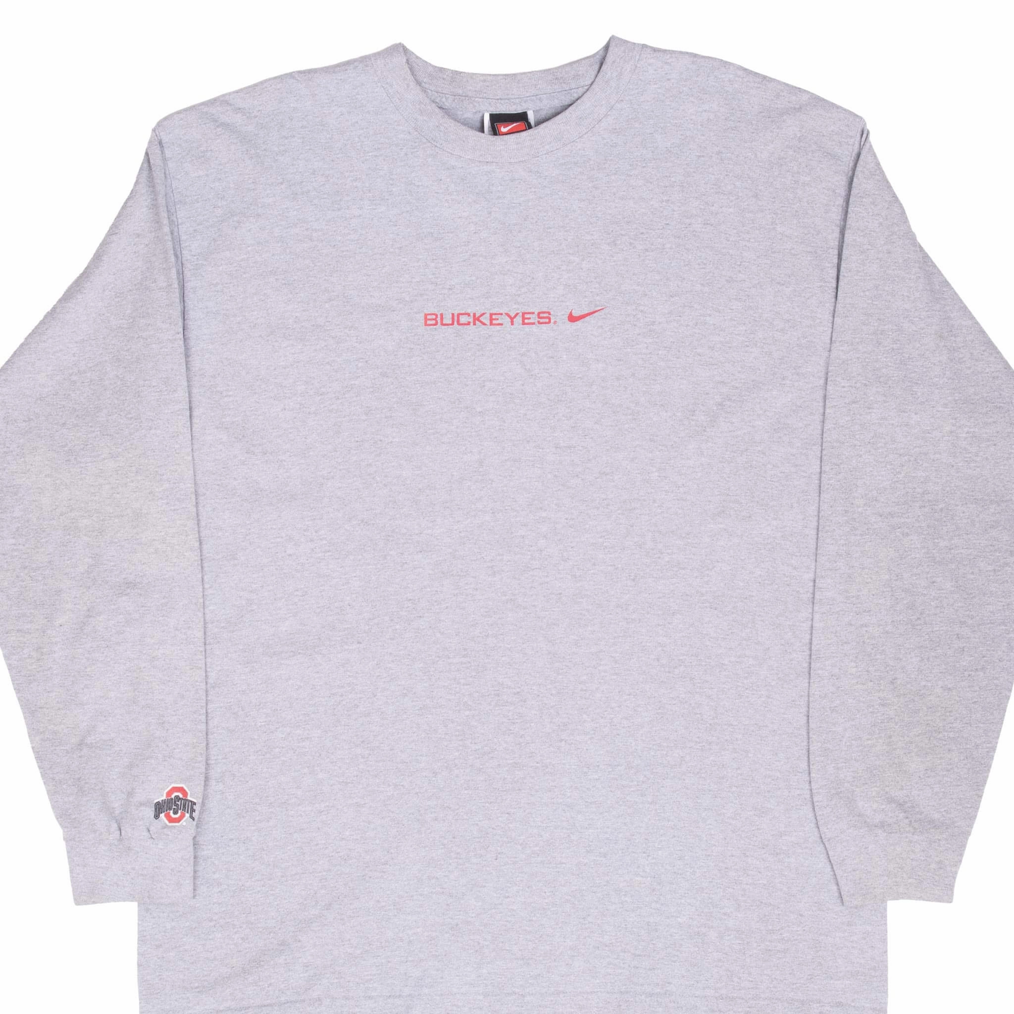 LowImpactDye VINTAGE NIKE NCAA OHIO STATE BUCKEYES LONG SLEEVE TEE SHIRT 1990S LARGE