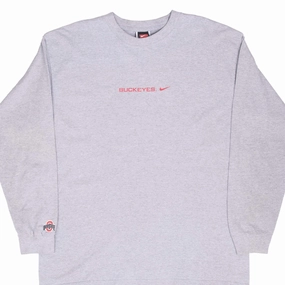 LowImpactDye VINTAGE NIKE NCAA OHIO STATE BUCKEYES LONG SLEEVE TEE SHIRT 1990S LARGE