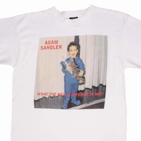 VINTAGE ADAM SANDLER SUMMER TOUR 1996 TEE SHIRT LARGE MADE IN USA Chill Vibe Silk combination