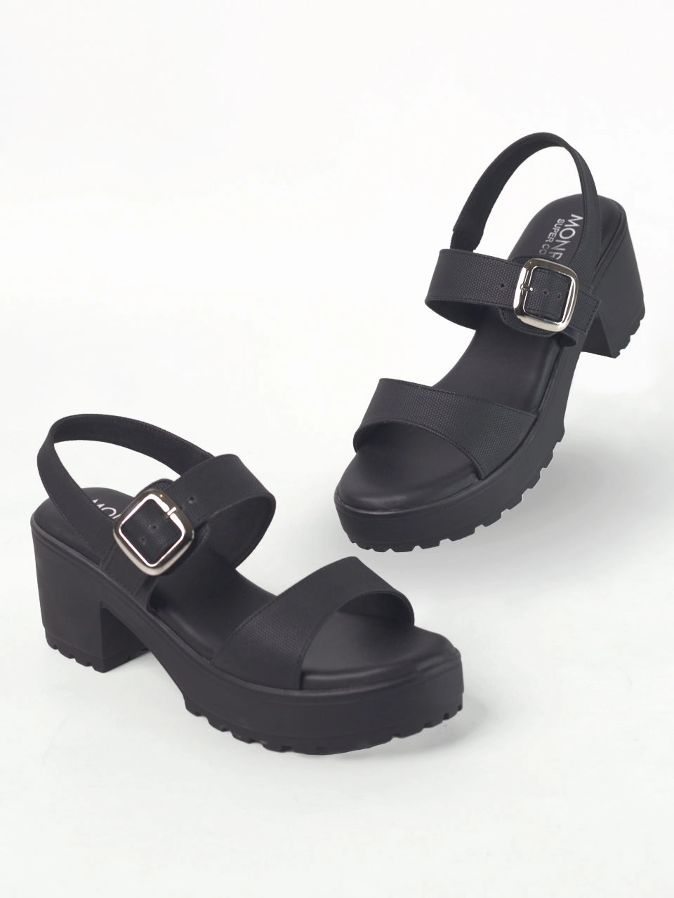 Fall Fashion Pumps Darya Black Platform Heels