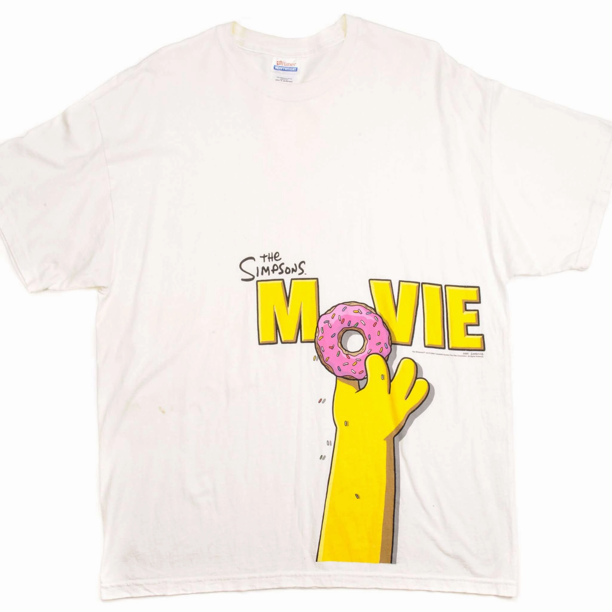 Sustainable Material Blend Retro nostalgia VINTAGE THE SIMPSONS MOVIE TEE SHIRT SIZE LARGE