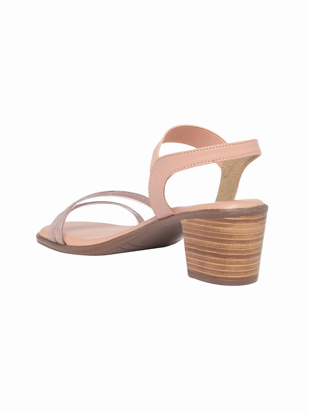 Diana Pink Block Heels Edgy Profile