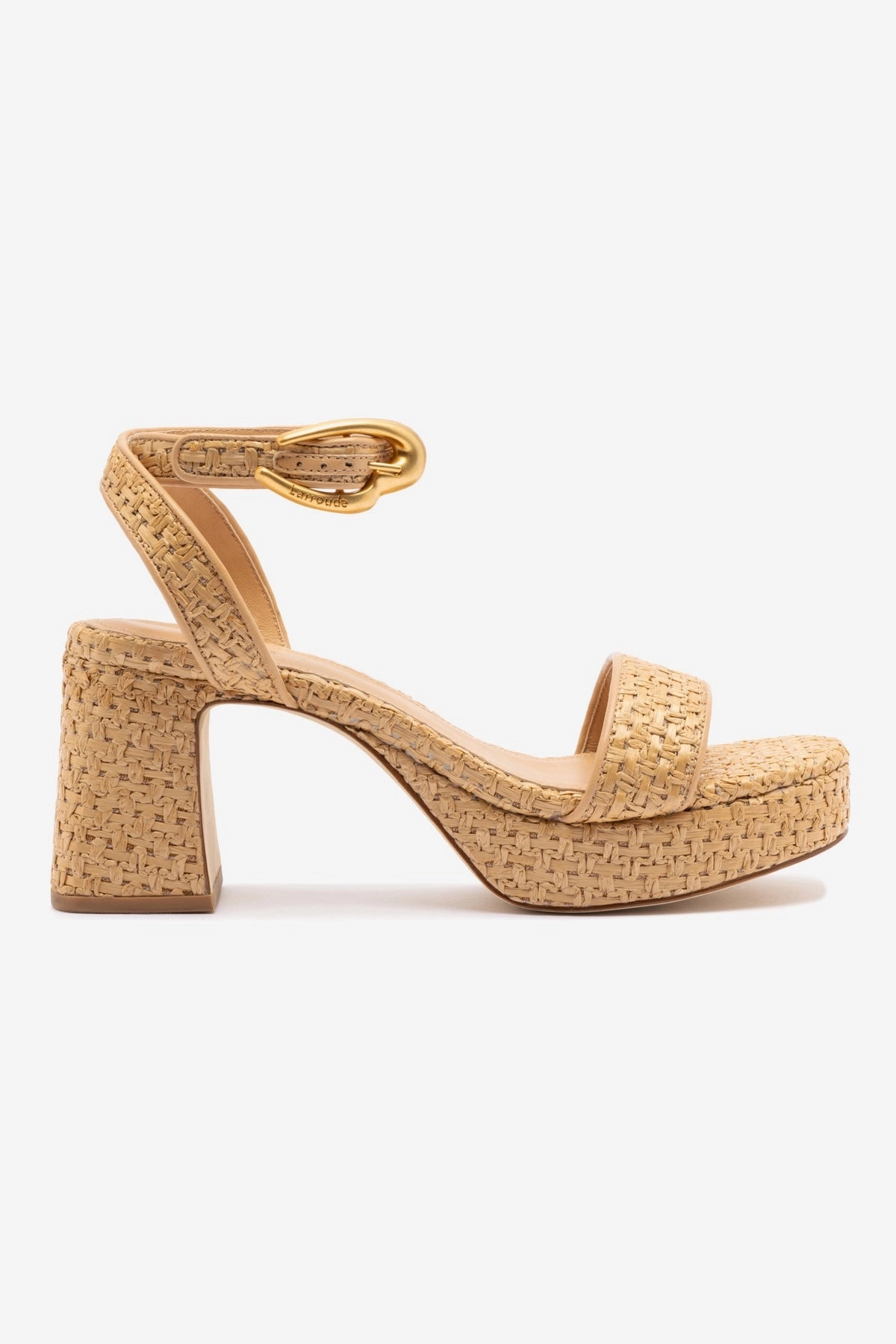 Comfortable Vacation Shoes Ground Hug Dolly Verona Low Sandal In Natural Raffia and Beige Leather