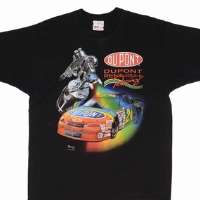 Lace trim Basic Layering VINTAGE NASCAR JEFF GORDON DUPONT TEE SHIRT 1996 SIZE XL MADE IN USA