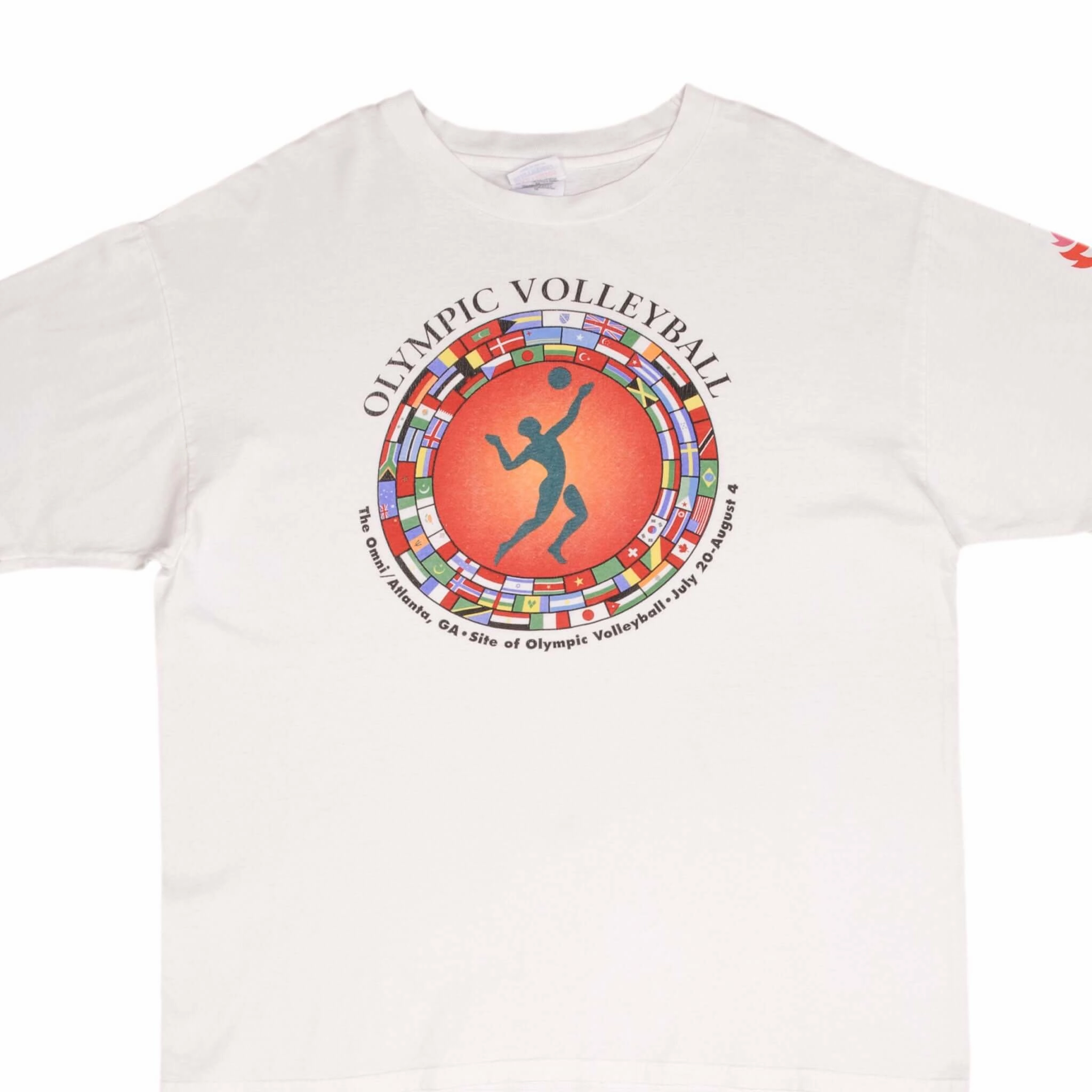 Bohemian freedom timeless VINTAGE ATLANTA OLYMPIC GAMES 1996 VOLLEYBALL TEE SHIRT SIZE XL MADE IN USA