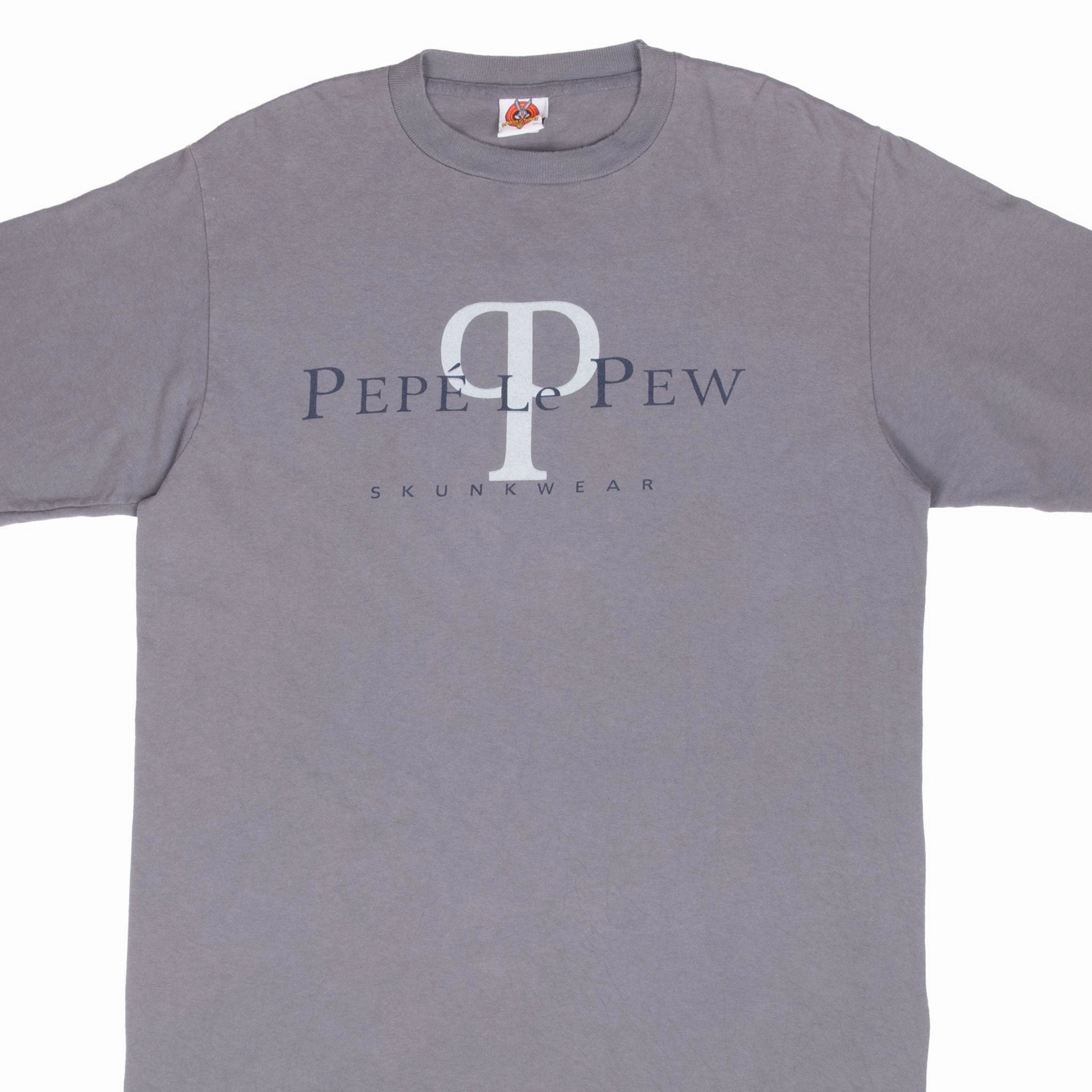 Eco Conscious Production Easygoing Design VINTAGE LOONEY TUNES PEPE LE PEW SKUNKWEAR 1997 TEE SHIRT LARGE MADE IN USA