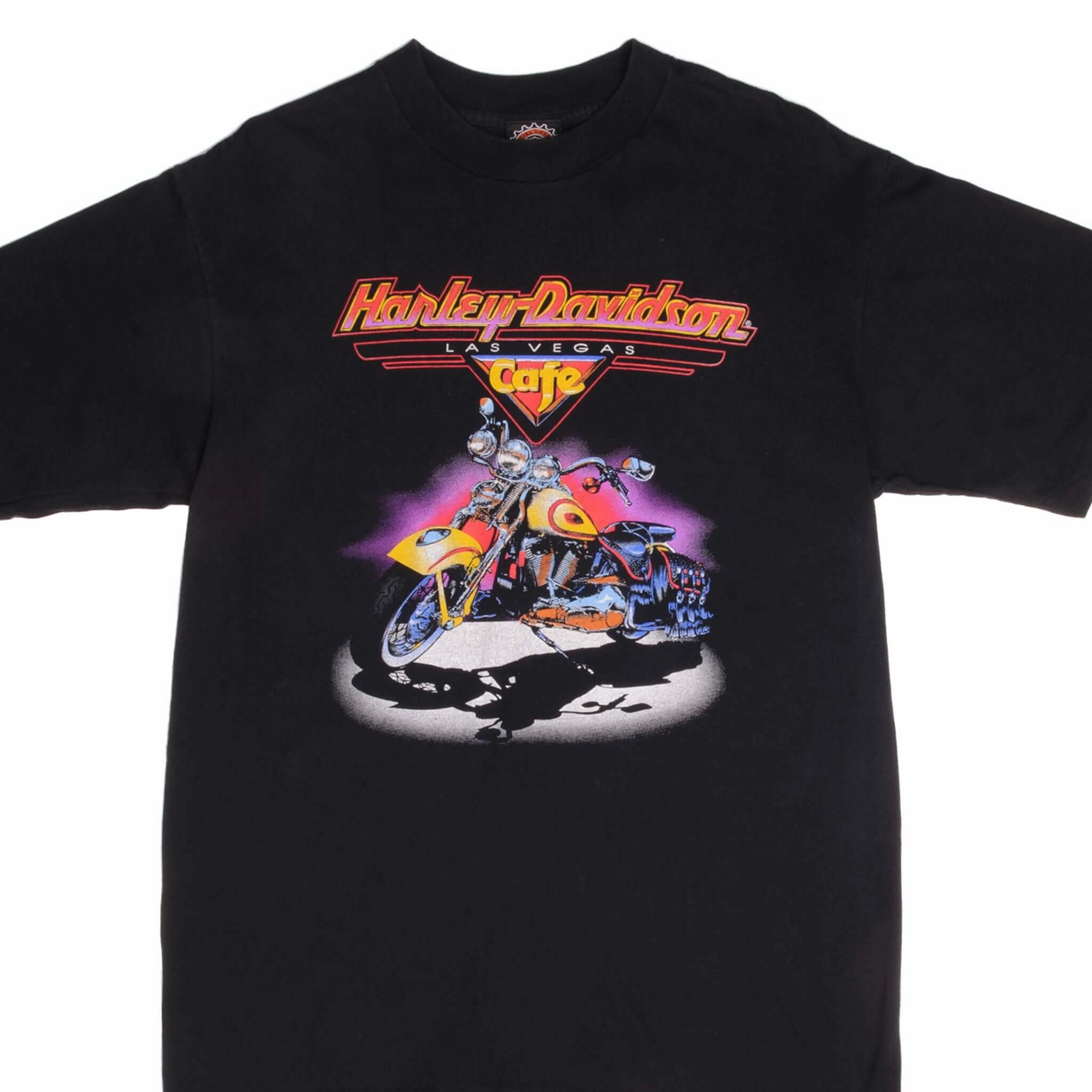 Sporty Chic VINTAGE HARLEY DAVIDSON CAFE LAS VEGAS TEE SHIRT 1990S MEDIUM MADE USA