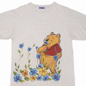 VINTAGE DISNEY WINNIE THE POOH FLOWER 1990S TEE SHIRT SIZE LARGE Effortless Fashion