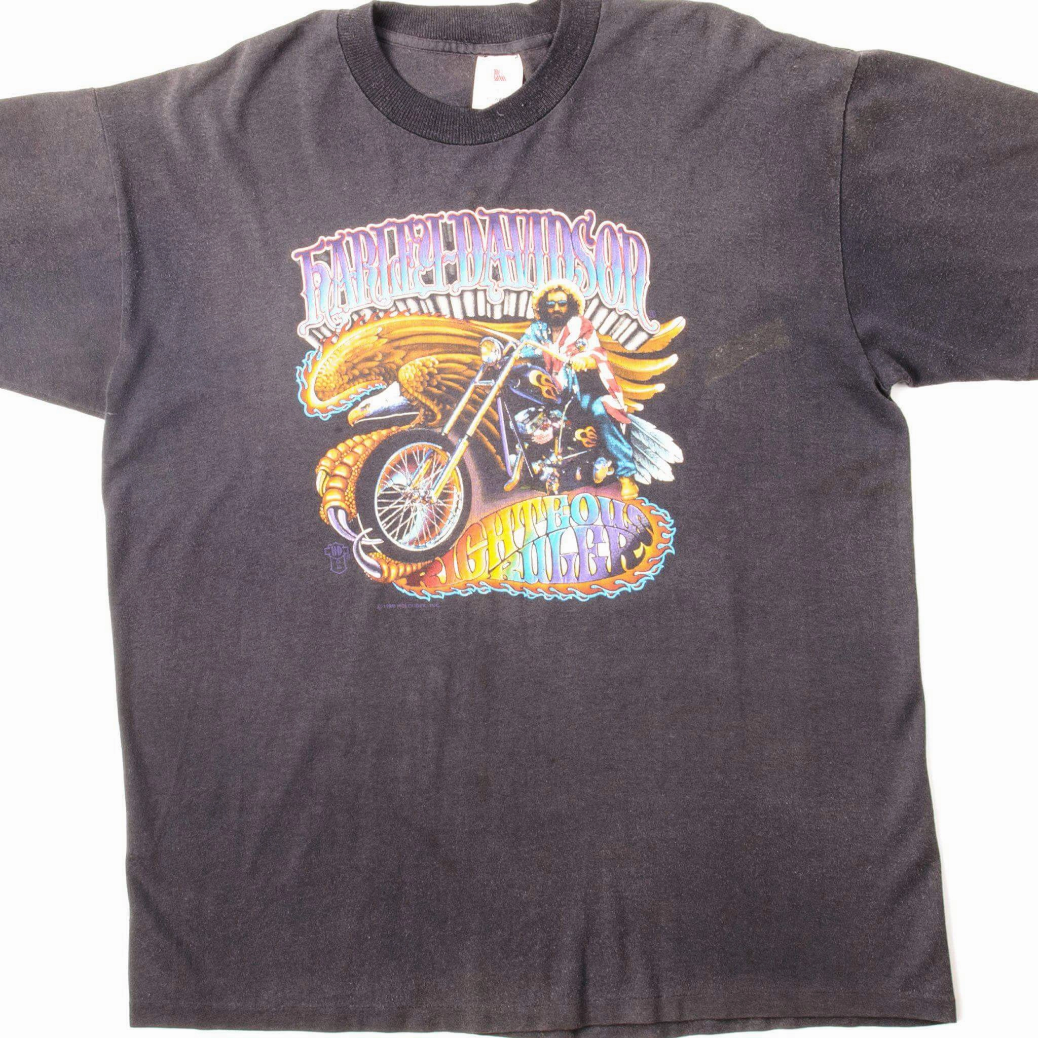 VINTAGE HARLEY DAVIDSON TEE SHIRT SIZE XL MADE IN USA Pastel color Everyday Trend