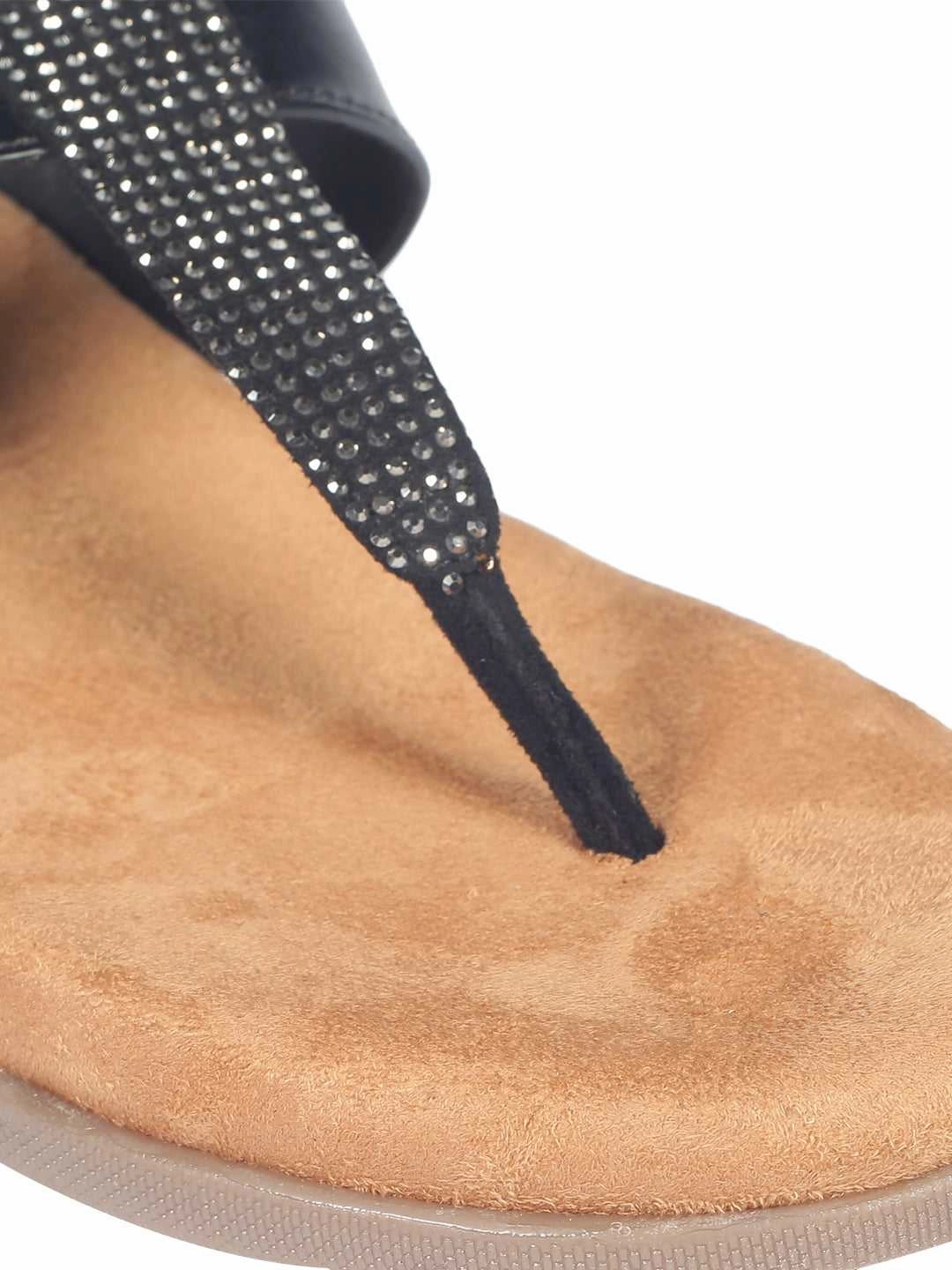 Lite Mode Comfort Padding Defne Black Flats