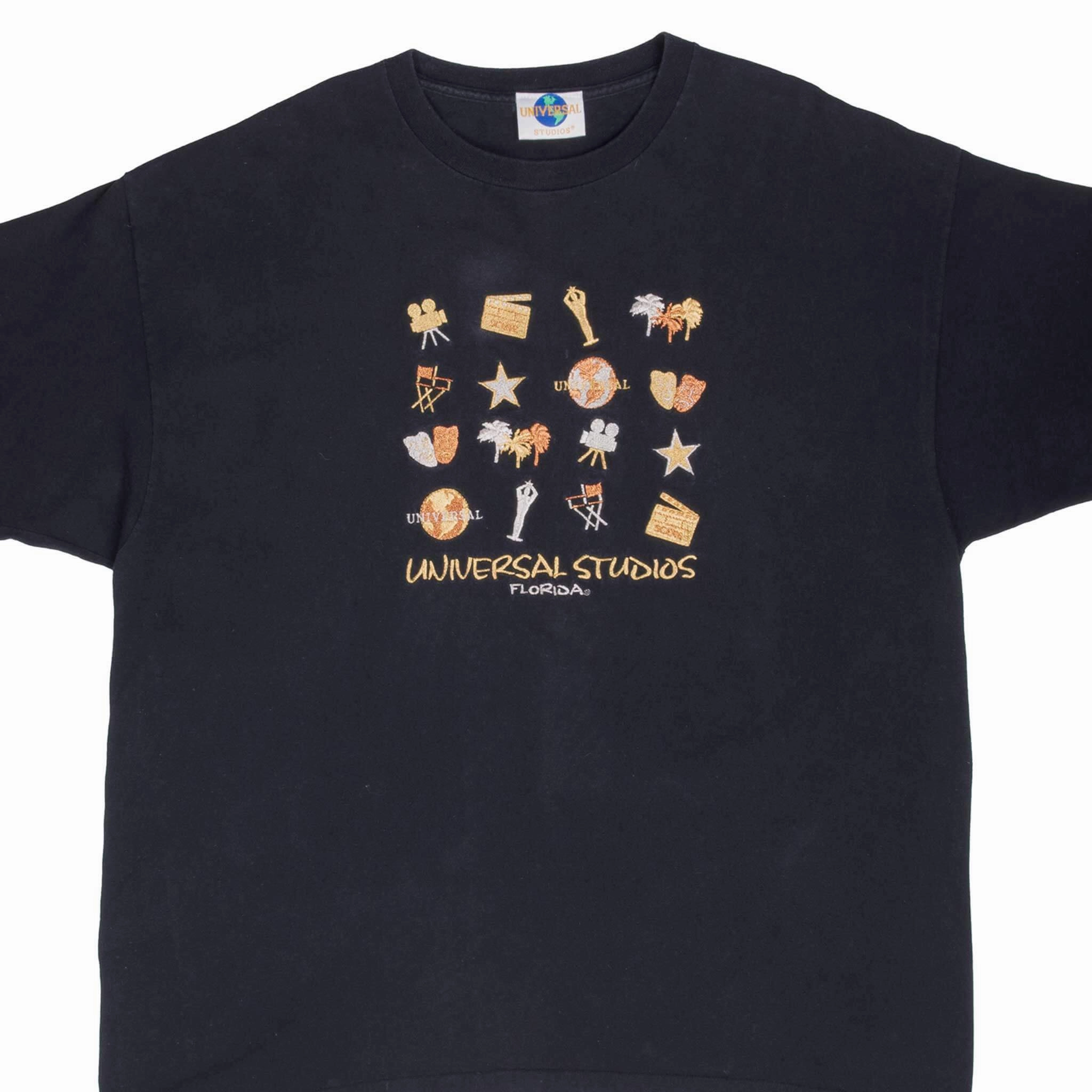 VINTAGE UNIVERSAL STUDIO FLORIDA TEE SHIRT 1990S 2XL MADE IN USA Moisture Management Technology Street Style