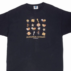 VINTAGE UNIVERSAL STUDIO FLORIDA TEE SHIRT 1990S 2XL MADE IN USA Moisture Management Technology Street Style