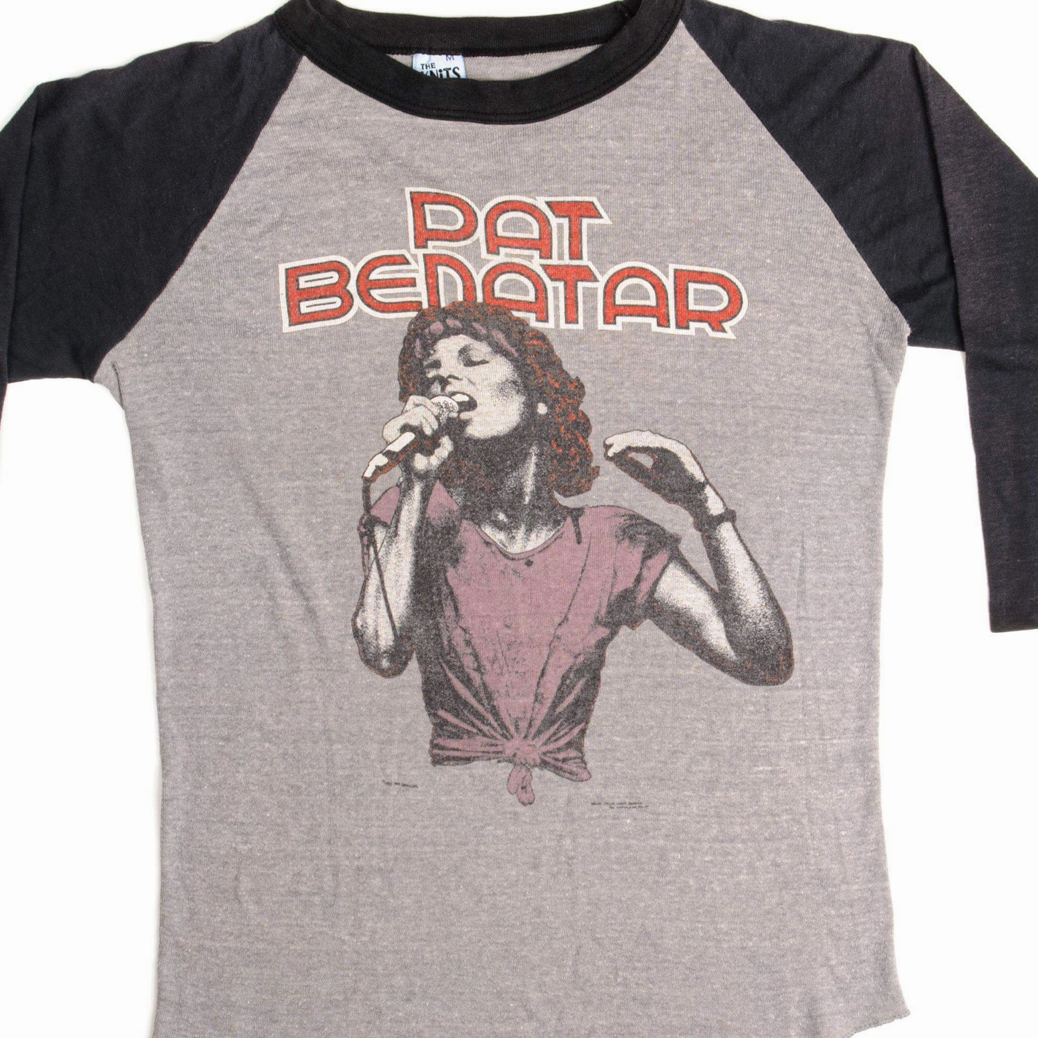 VINTAGE PAT BENATAR TOUR RAGLAN TEE SHIRT 1981 SIZE SMALL MADE IN USA All Purpose Wear Stylish Casual
