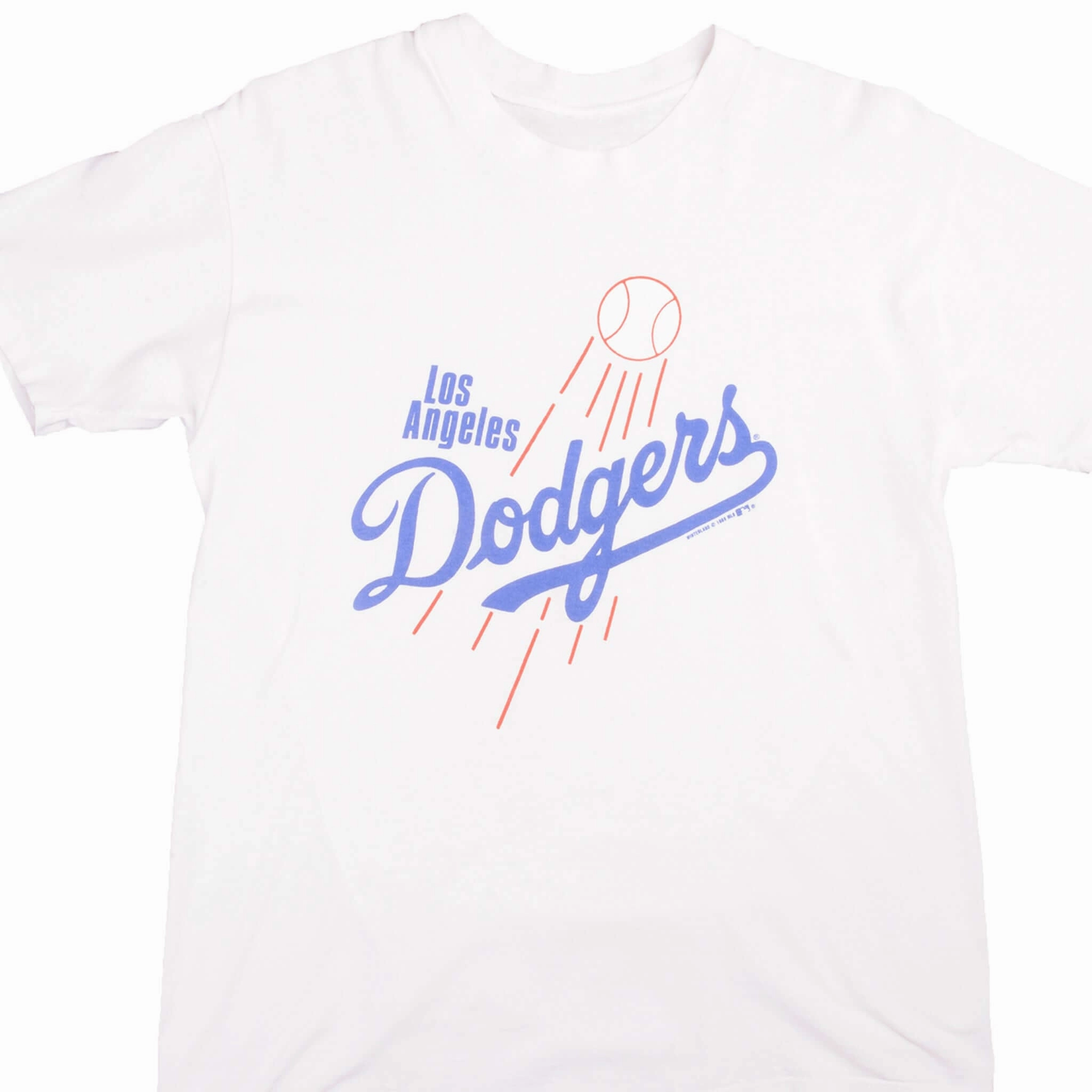 Effortless Vibe Heather Jersey Material VINTAGE MLB LOS ANGELES DODGERS TEE SHIRT 1988 SIZE LARGE MADE IN USA