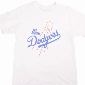 Effortless Vibe Heather Jersey Material VINTAGE MLB LOS ANGELES DODGERS TEE SHIRT 1988 SIZE LARGE MADE IN USA