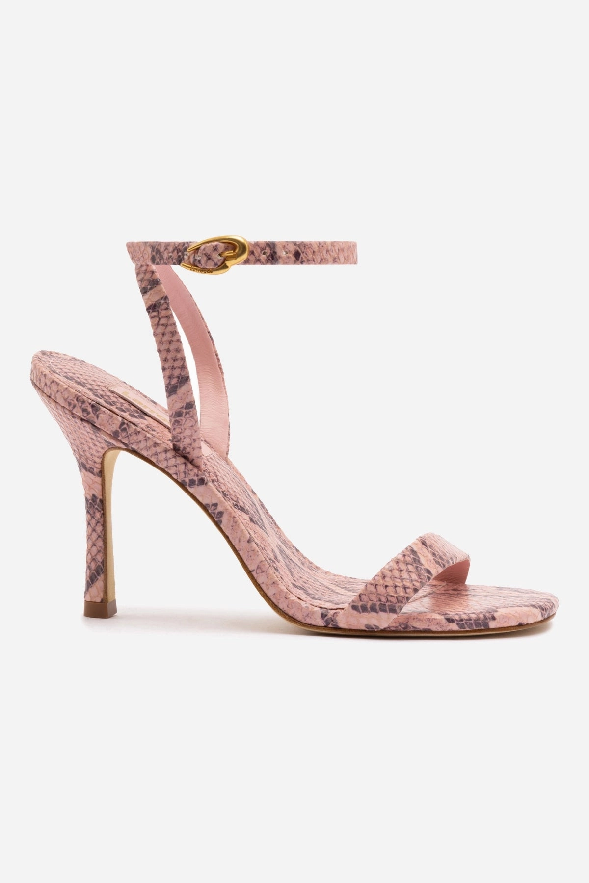 Slip On Torsion Stability Veronina Sandal In Tulip Python Embossed Leather