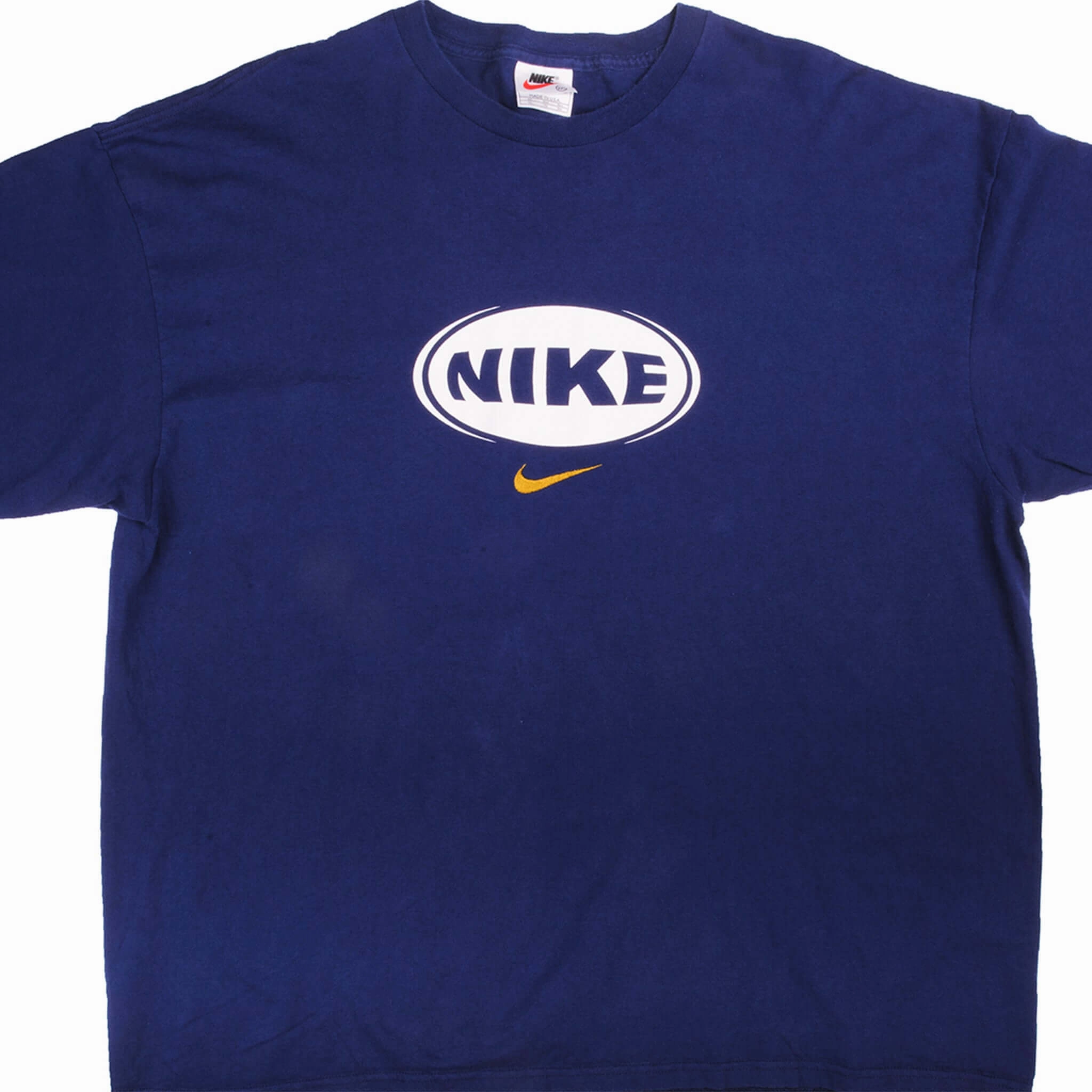 Drop Shoulder Design Easy-to-Match VINTAGE NIKE MIDDLE SWOOSH TEE SHIRT LATE 90S SIZE 2XL MADE IN USA