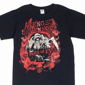 Casual Vibe Minimalist Layer VINTAGE AVENGED SEVENFOLD THE PRICE OF EVIL TOUR 2011 TEE SHIRT MEDIUM