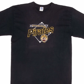 VINTAGE MLB PITTSBURGH PIRATES EMBROIDERED TEE SHIRT 1990S LARGE MADE IN USA All-Season Wear Comfy and Soft