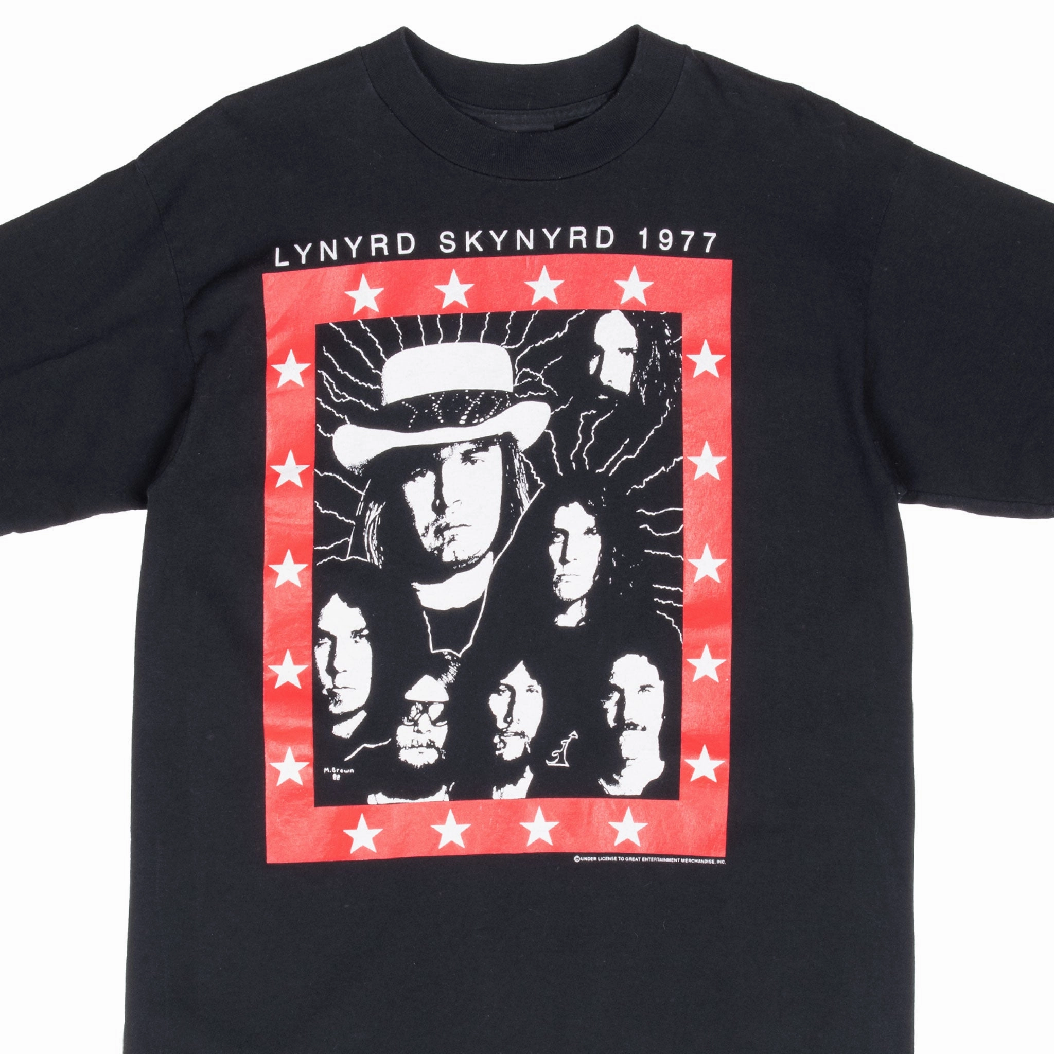 VINTAGE LYNYRD SKYNYRD 1977 TEE SHIRT LARGE MADE IN USA 1990s Cozy And Warm