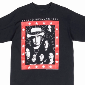 VINTAGE LYNYRD SKYNYRD 1977 TEE SHIRT LARGE MADE IN USA 1990s Cozy And Warm