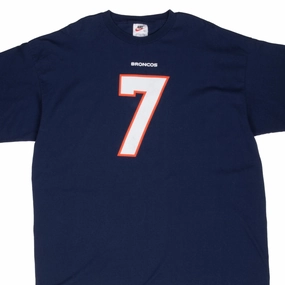 VINTAGE NIKE NFL DENVER BRONCOS ELWAY #7 TEE SHIRT 2004 2XL MADE IN USA Timeless Wear