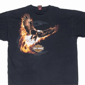 VINTAGE HARLEY DAVIDSON THIENSVILLE WISCONSIN TEE SHIRT 2011 2XL Comfortable fit