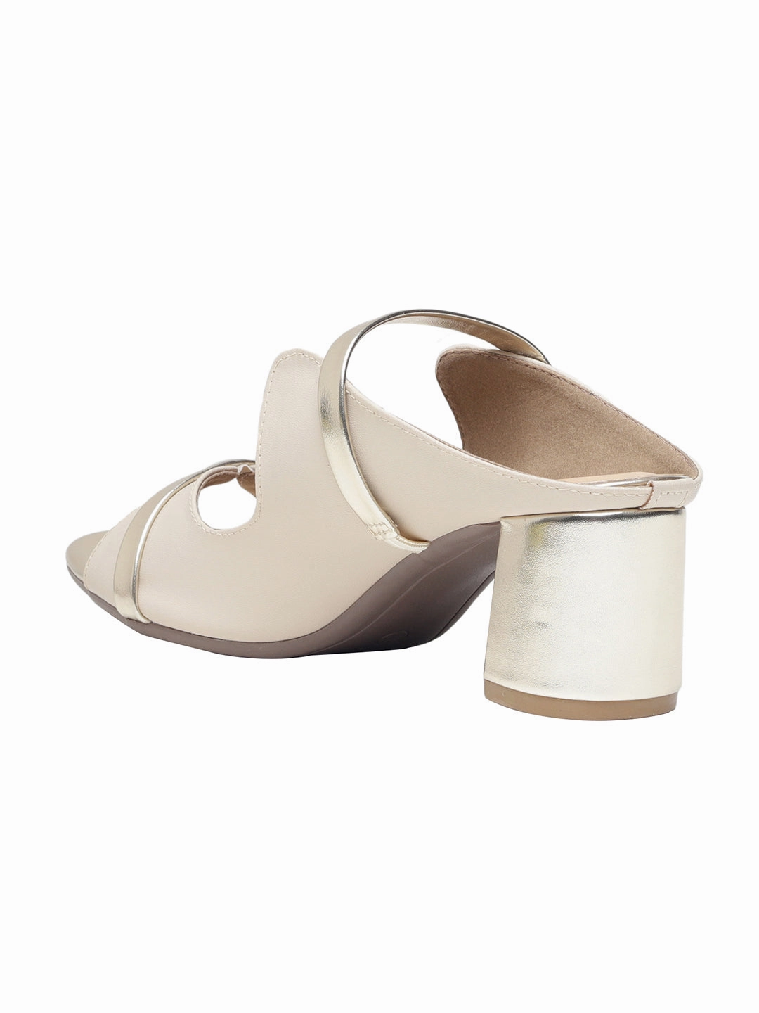 Boho Chic Heels Effortless Cool Eleanor Beige Block Heels