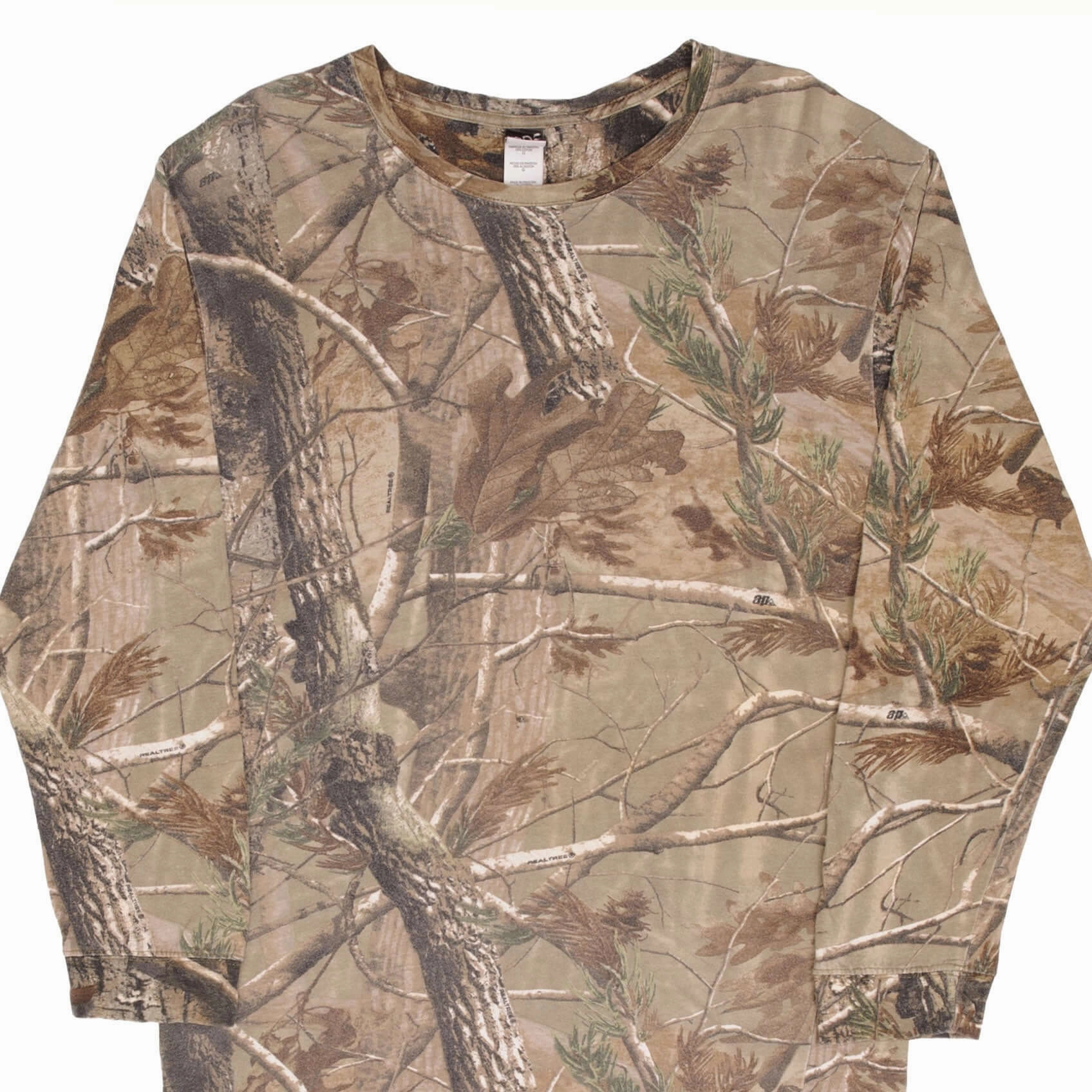 VINTAGE HUNTING REALTREE APHD CAMO LONG SLEEVE TEE SHIRT SIZE LARGE Cozy Style futuristic