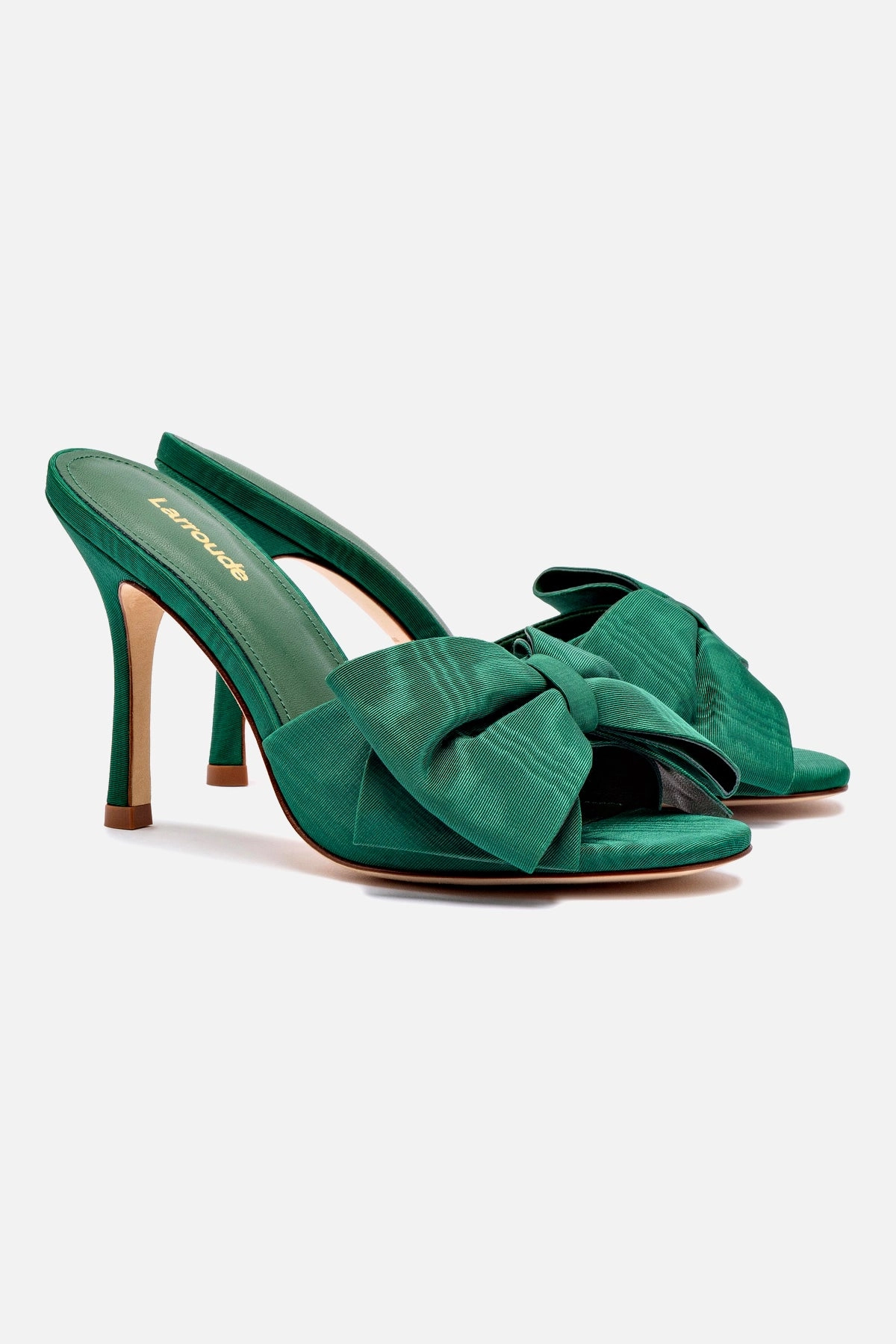Casual Footwear Elle Mule In Emerald Fabric