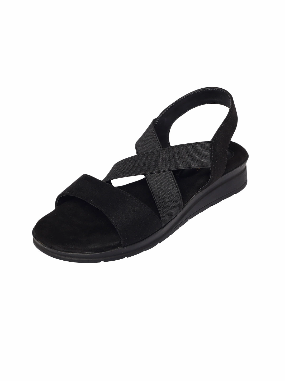 Moisture Wicking Inner Layer Emel Black Sandals